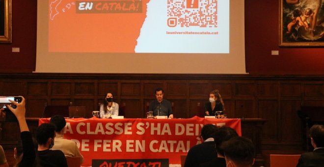 Impulsen una web per recollir queixes per la "vulneració" de drets lingüístics a la universitat i reivindicar el català