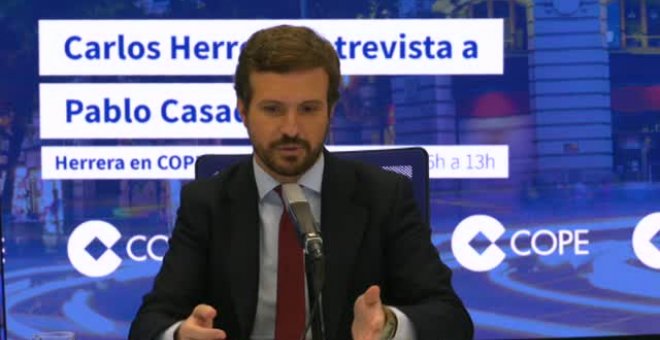 Casado anuncia una enmienda a la totalidad a los PGE: "nacen muertos" y son "garantía segura de la ruina en España"