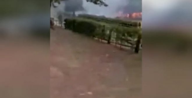 Un incendio arrasa 10 viviendas en una comuna en Chile