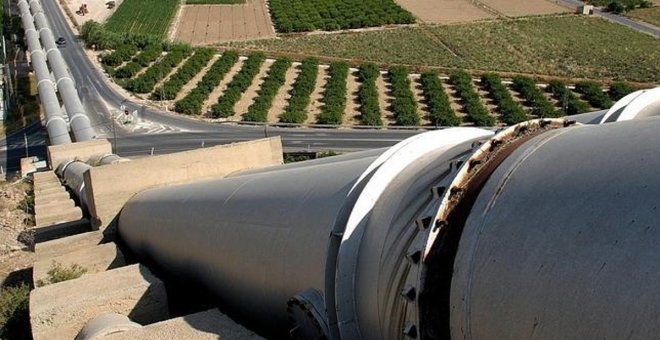 Los trasvases han llevado desde el Tajo al Levante  veinticinco veces la cantidad de agua que tiene el Mar Menor