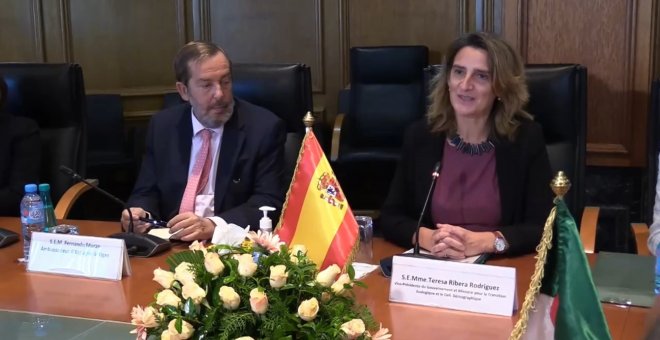 Teresa Ribera visita Argel para garantizar el suministro de gas a España