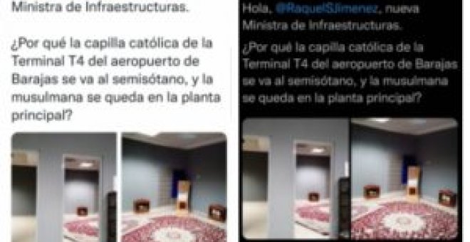 Bulocracia - La capilla católica de la T4 no "se va al semisótano" mientras "la musulmana se queda en la planta principal"