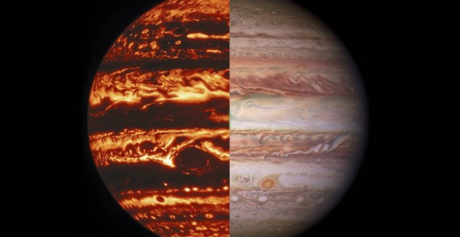 Primera visión en 3D de la atmósfera de Júpiter