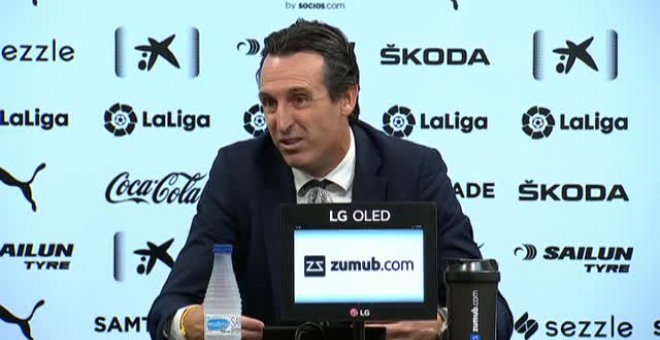 Emery: "Si el equipo contrario no quiere bailar, es difícil bailar"