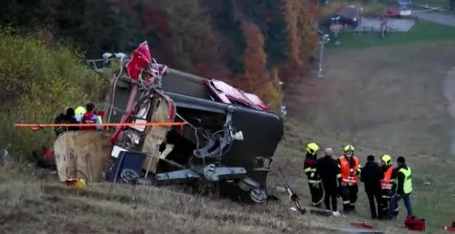 Fallece una persona tras desprenderse el cable de un teleférico en República Checa