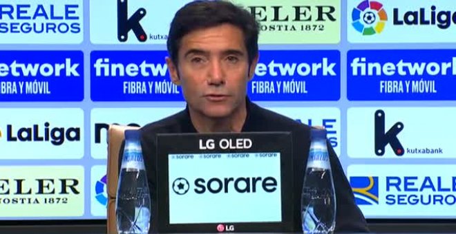 Marcelino: "Si alguien merecía ganar el partido, fuimos nosotros"