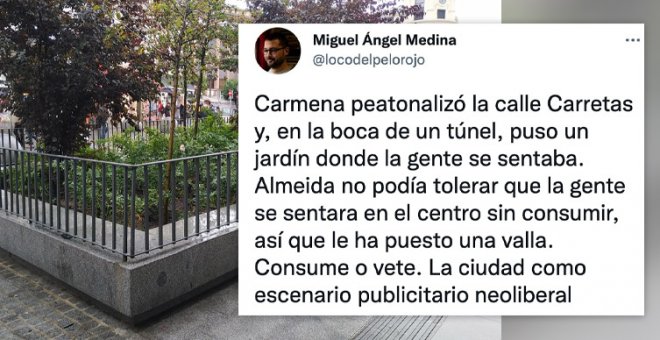 "La ciudad como escenario publicitario neoliberal": el hilo que denuncia que Madrid es "cada día menos habitable"