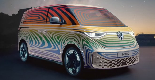 Volkswagen muestra la nueva furgoneta ID.Buzz eléctrica durante la presentación del ID.5