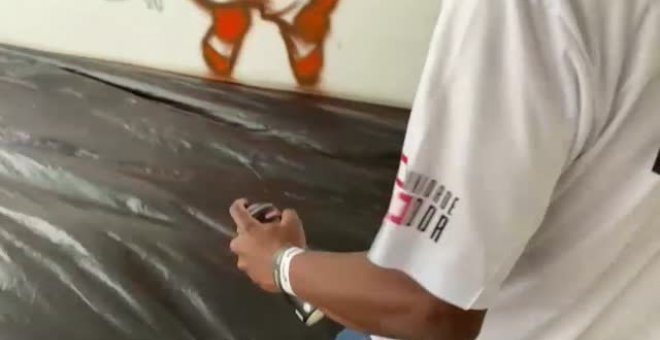 Graffiteros brasileños exponen en  el Museo de Arte de Río de Janeiro