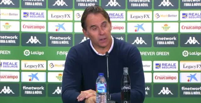 Lopetegui: "Es un triunfo importante, sabemos lo que significa para la ciudad"