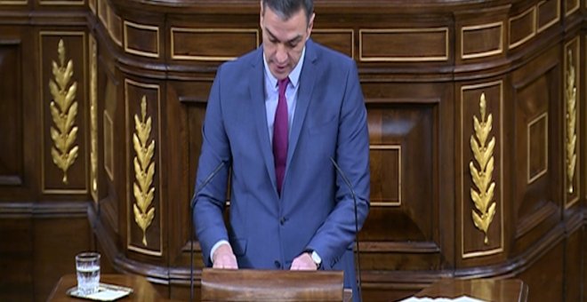 Pedro Sánchez: "Hoy no se rescatan bancos, se rescatan empresas y empleos"