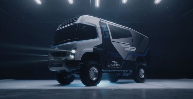 Gaussin presenta el primer camión de hidrógeno que correrá el Dakar 2022