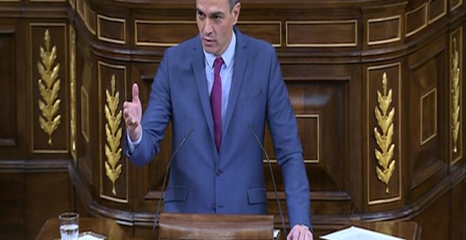 Sánchez, a Vox: "Ustedes no van a salvar a España, a España hay que salvarla de ustedes"