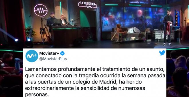 "Pedir disculpas por algo que no ha ocurrido": críticas a Movistar+ por su mensaje sobre el bulo de la ultraderecha con 'La Resistencia'