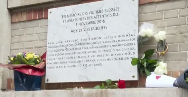 Francia rinde homenaje a las 130 víctimas mortales de la sala Bataclán en el quinto aniversario de los atentados