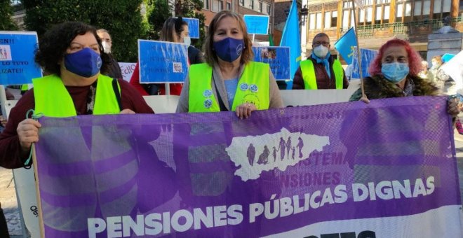 Manifestación pensionista contra la 'Ley Escrivá'