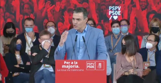 Sánchez asume la reforma de la financiación y dice que Valencia tendrá los recursos necesarios