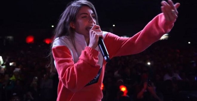 Sara Socas reconoce que su rap viral contra la violencia machista sirvió para que no se volviesen a decir "burradas" en el escenario
