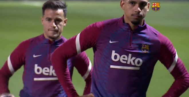 El Barça vuelve al tajo tras el día de descanso de ayer