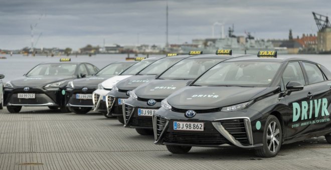Toyota y DRIVR despliegan más de cien taxis de hidrógeno en Copenhague