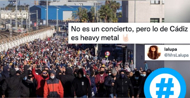 "Sabes que los obreros del metal han quemado un contenedor, pero no cuáles son sus reivindicaciones. Eso es porque estás bien informado"