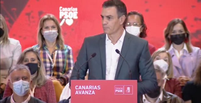 Pedro Sánchez: "Sabemos cuál es el remedio, mascarilla y vacunación"
