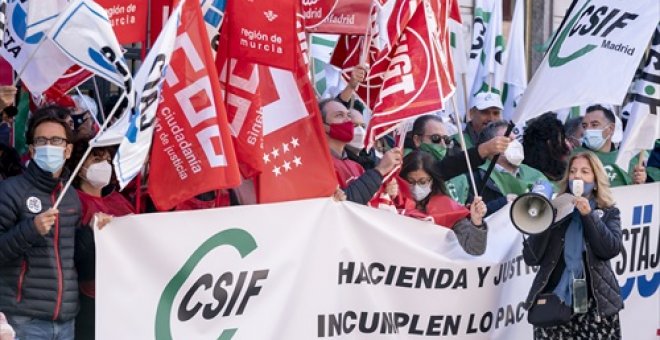 Los funcionarios de Justicia anuncian una huelga indefinida a partir del 22 de mayo
