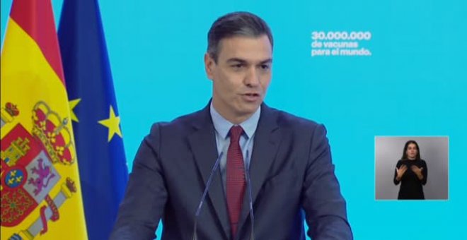 Sánchez pide a los españoles que continúen demostrando su responsabilidad frente a la COVID