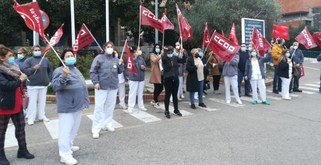 Trabajadoras de la limpieza de los hospitales toledanos en cierre irán a la huelga si no se cumple con la subrogación