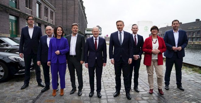 Socialdemócratas, verdes y liberales acuerdan un Gobierno de coalición con Scholz como canciller