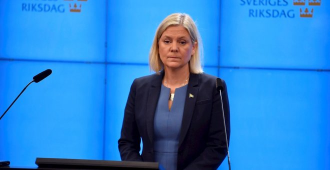 La primera ministra sueca dimite horas después de asumir el cargo