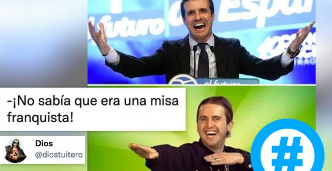 "Pablo Casado escuchó el 'Cara al Sol' dentro de la Catedral y pensó que era una charla sobre energías renovables"