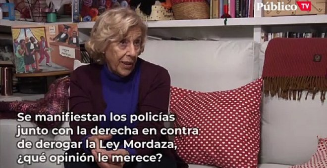 Manuela Carmena: "Una manipulación propia de las que se suelen hacer desde la oposición"