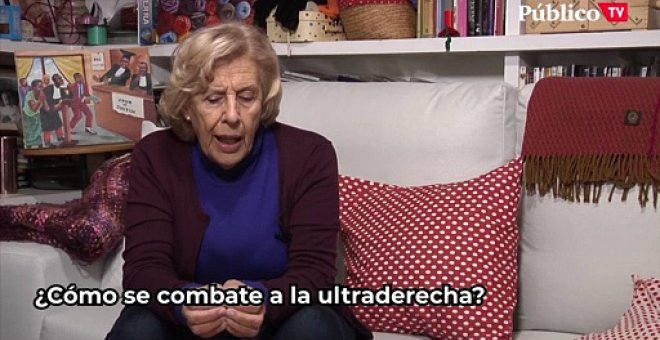 Manuela Carmena: "La extrema derecha se basa en una alteración de la realidad social para generar el miedo"