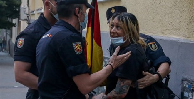 Condenan a la líder de Hogar Social a pagar 630 euros por no identificarse ante la Policía cuando okupaban un edificio de TVE