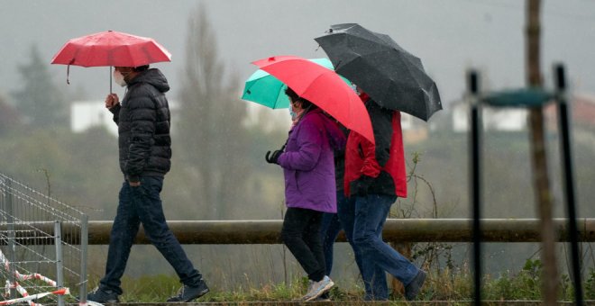 Cinco localidades de Cantabria, entre las que más ha llovido del país este domingo
