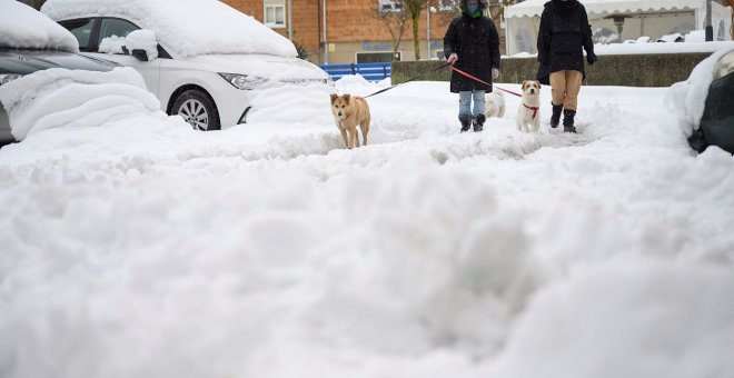 España, cubierta de nieve: las fotos más destacadas del temporal 'Arwen'