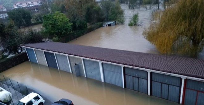 Los ríos de Cantabria se desbordan