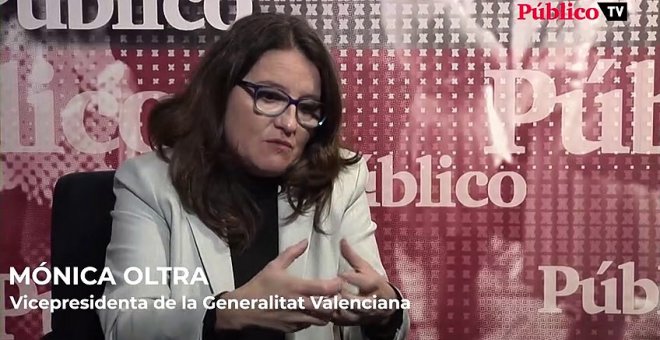 Mónica Oltra: "Madrid no puede ser un agujero negro que chupa los recursos de otras comunidades"
