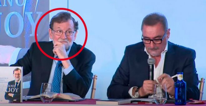 Carlos Herrera imita a Rajoy en su cara y la reacción del expresidente es un poema