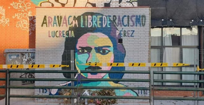 El mural antirracista de Lucrecia Pérez se libra de la piqueta y se quedará en su actual ubicación
