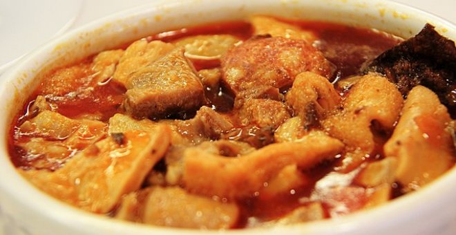 Pato confinado - Receta de callos a la madrileña