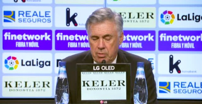 Ancelotti: "Los números dicen que lo estamos haciendo bien"