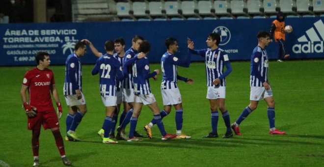 La RS Gimnástica resolvió su victoria ante la SD Barreda en los minutos finales