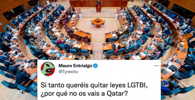 Los tuiteros reaccionan a la propuesta de Vox para derogar las leyes LGTBI de Madrid: "Ni un paso atrás"