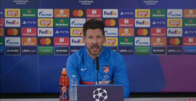 Simeone: "Confío absolutamente en mi equipo"