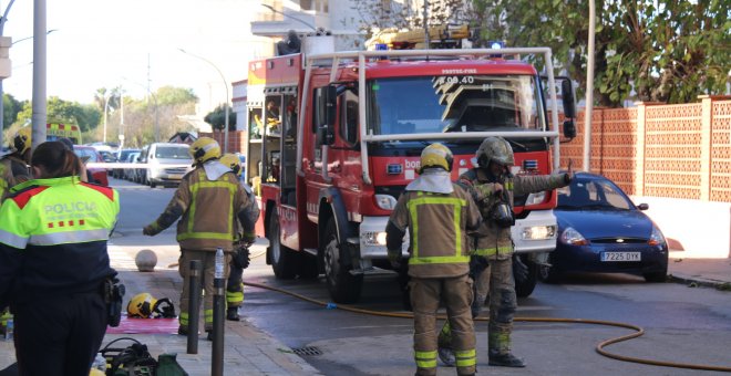 Mor una parella gran en un incendi en un pis de Vilassar de Mar