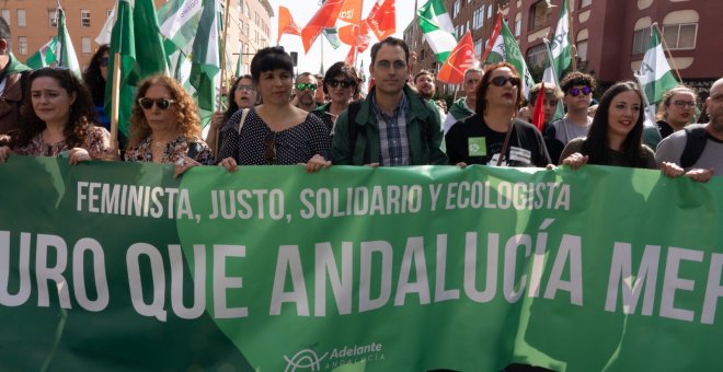 Los líderes de las izquierdas andaluzas exploraron la posibilidad de un acuerdo en una reunión conjunta
