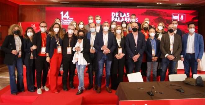 Pablo Zuloaga ratifica su nueva Ejecutiva en el 14 Congreso del PSOE