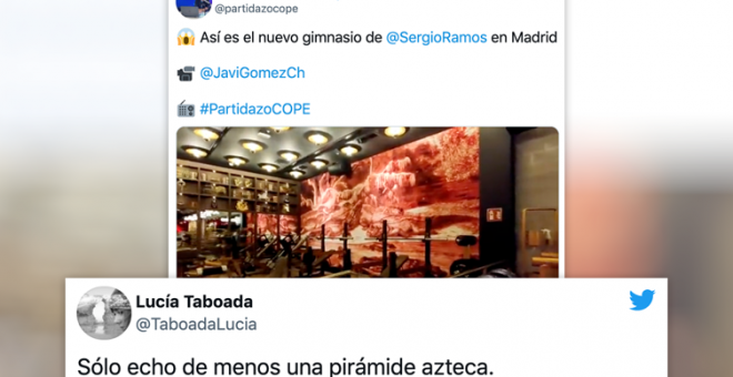 Cachondeo en las redes con el nuevo gimnasio de Sergio Ramos: "Parece la discoteca de un oligarca ruso"